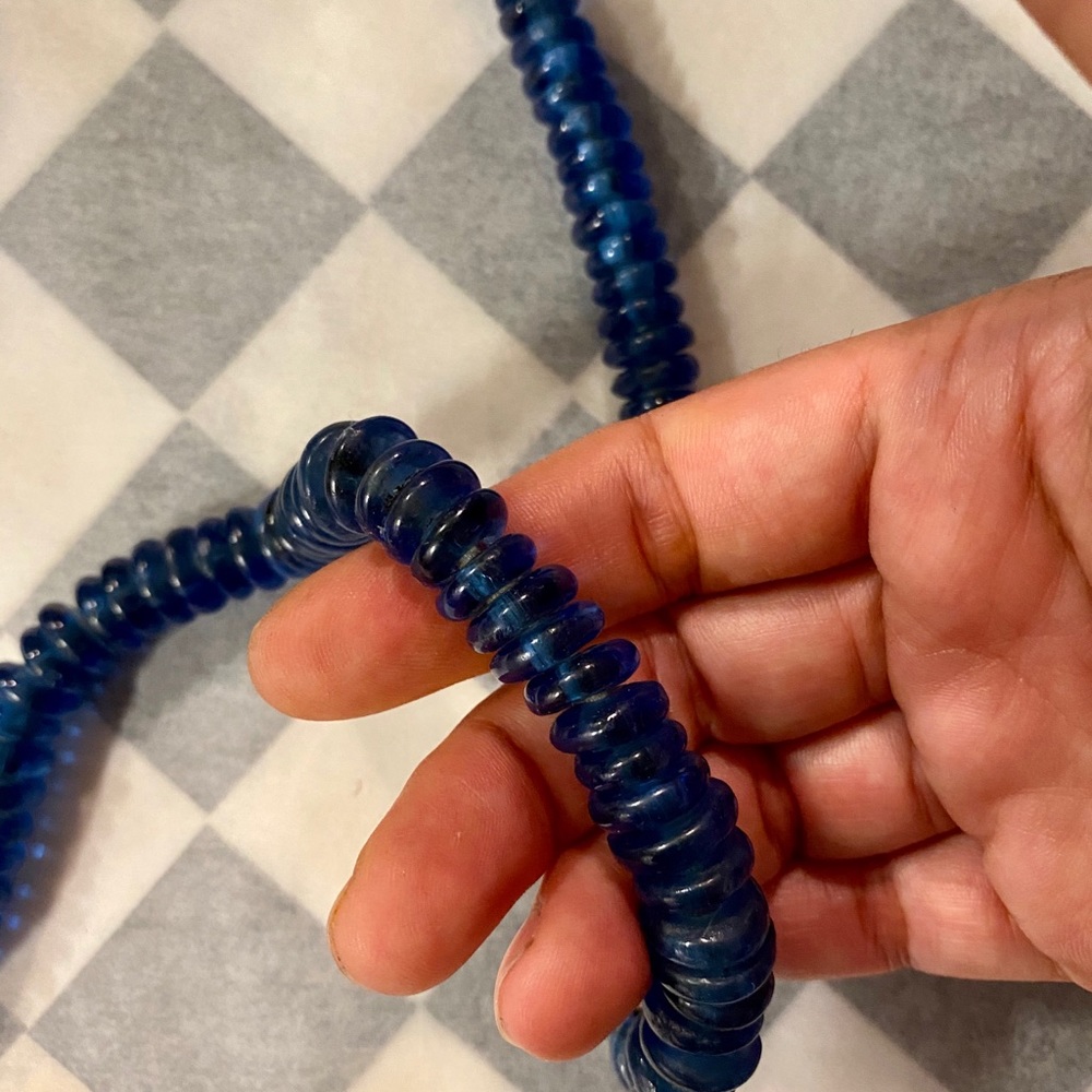 African handmade glass beaded necklace